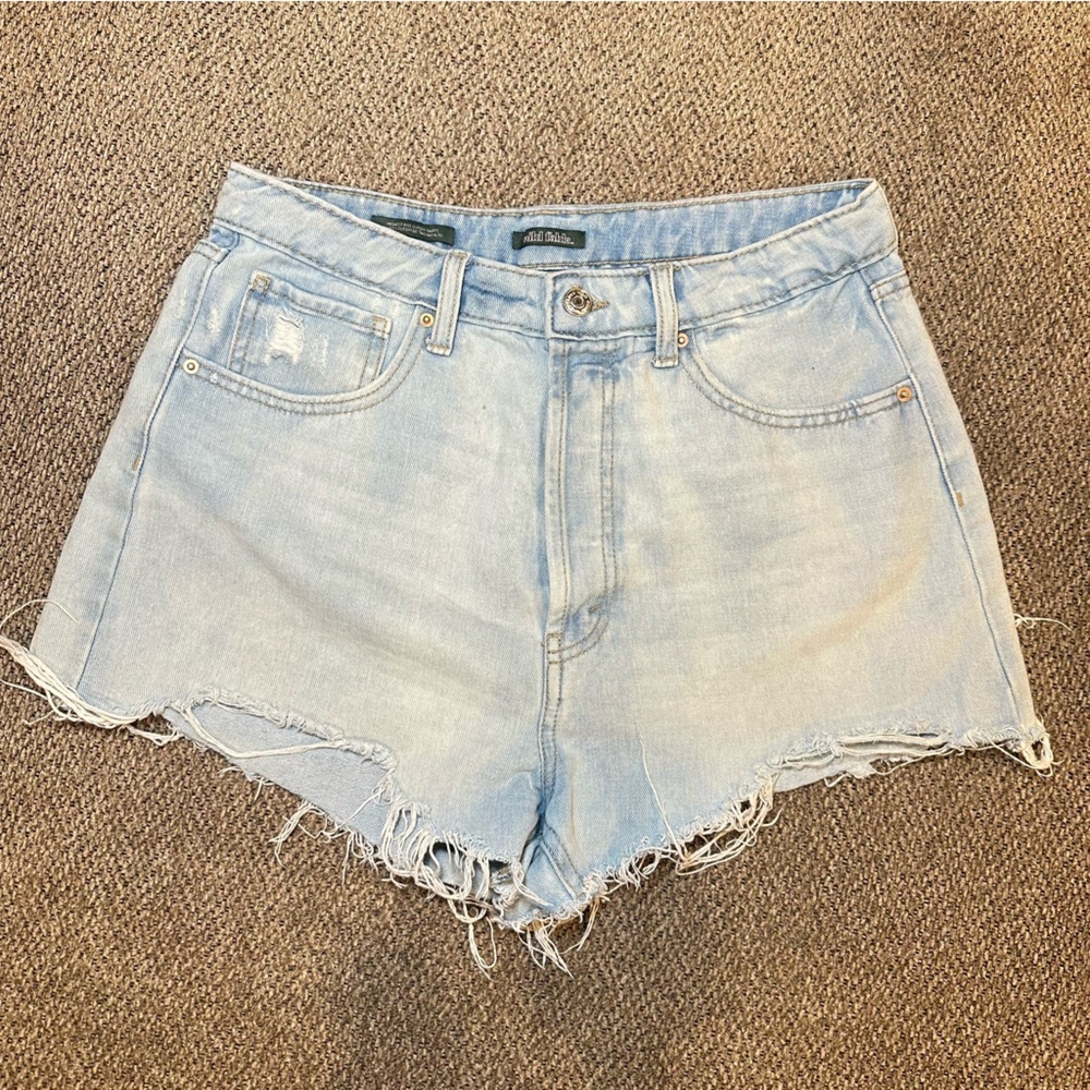 Wild Fable Light Blue Denim Shorts
